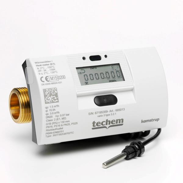 Techem MULTICAL® 303 Kamstrup Energimåler Fremløb – 130 mm, Qp 2,5